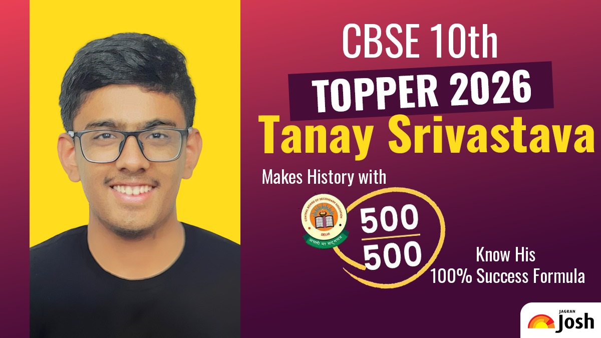 CBSE 10th Topper 2026: Tanay Srivastava Makes History with 500/500 Marks